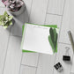Personalized Note Card: Add a Personal Touch with Customized Stationery for Every Occasion. Green Feathers Notecard